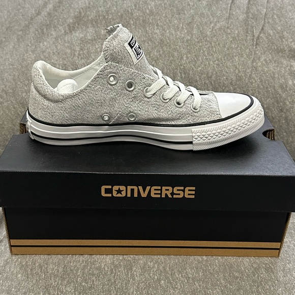 Converse CTAS Madison Canvas Shoe Women’s Size 6.5 Peppered White - Picture 3 of 5